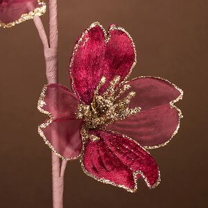 Декоративная ветка Hemel Hempstead 55 см бургунди Winter Deco фото 5