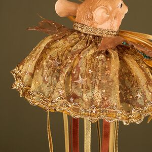 Елочная игрушка Белка - Маркиза Фродшам 30 см золотая Winter Deco фото 7