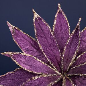 Искусственный цветок Штирия 25 см сливовый, клипса Winter Deco фото 5