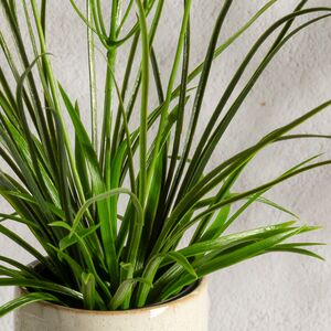 Искусственный цветок в горшке Таллинум 38 см желтый Summer Deco фото 5