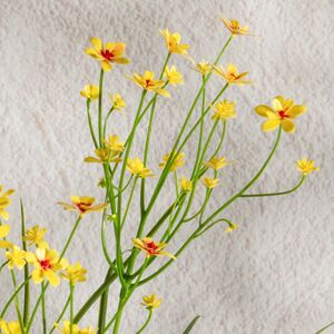 Искусственный цветок в горшке Таллинум 38 см желтый Summer Deco фото 6