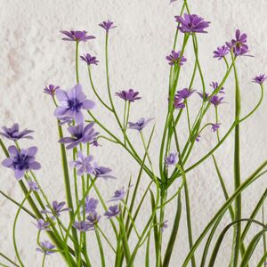 Искусственный цветок в горшке Таллинум 38 см сиреневый Summer Deco фото 5