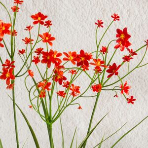 Искусственный цветок в горшке Таллинум 51 см красный Summer Deco фото 6