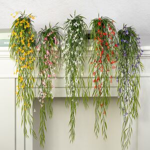 Подвесной искусственный цветок Патели-Бридж 69 см, желтый Summer Deco фото 3