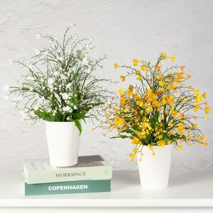 Искусственный цветок в горшке Audrey - Солнечный День 46 см Summer Deco фото 3