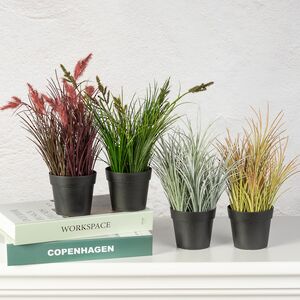 Искусственное растение в горшке Акорус - Braunton 26 см Summer Deco фото 3