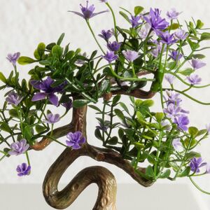 Искусственный Бонсай Цукуйоми 13 см фиолетовый Summer Deco фото 2