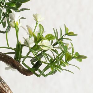 Искусственный Бонсай Цукуйоми 13 см белый Summer Deco фото 4