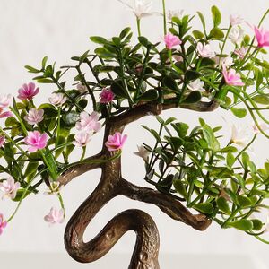 Искусственный Бонсай Цукуйоми 13 см розовый Summer Deco фото 2