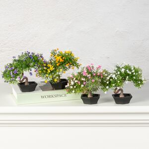 Искусственный Бонсай Хинаока 14 см розовый Summer Deco фото 3