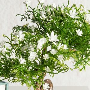 Искусственный Бонсай Хинаока 14 см белый Summer Deco фото 2