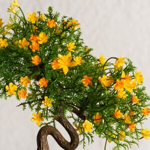 Искусственный Бонсай Хинаока 14 см желтый Summer Deco фото 2