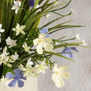 Искусственный цветок в горшке Mousehole - Цветочная Симфония 22 см Summer Deco фото 4