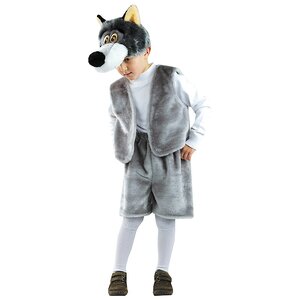 Карнавальный костюм Волк Прохор, рост 116 см Батик фото 1