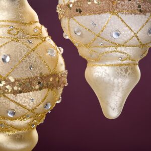 Елочные игрушки Decorazione Antica 17 см, 2 шт, стекло Winter Deco фото 4