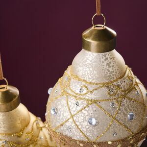 Елочные игрушки Decorazione Antica 17 см, 2 шт, стекло Winter Deco фото 2