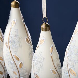 Елочные игрушки Lussuoso Fanagoria 21 см, 4 шт, стекло Winter Deco фото 3