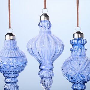 Елочные игрушки Velarium 12-14 см, 3 шт, стекло Winter Deco фото 6