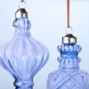 Елочные игрушки Velarium 12-14 см, 3 шт, стекло Winter Deco фото 2