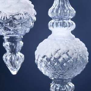 Елочные игрушки Satsellum 15-16 см, 3 шт, стекло Winter Deco фото 4