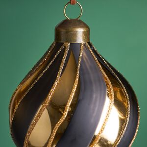 Елочные игрушки Arabesque 17 см, 3 шт, стекло Winter Deco фото 4