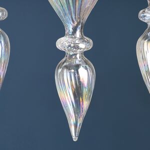 Елочные игрушки Fiume-Veneto: Barishano 17 см, 3 шт, стекло Winter Deco фото 5