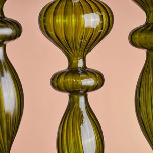 Елочные игрушки Fata Verde 17 см, 3 шт, стекло Winter Deco фото 2