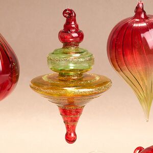 Елочные игрушки Follia Alla Fragola 11 см, 6 шт, стекло Winter Deco фото 8