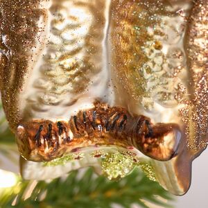 Елочная игрушка Полярные Совы на ветке 10 см в подарочной коробке, стекло Winter Deco фото 8