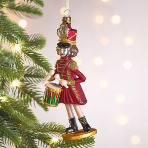 Елочная игрушка Барабанщица Глория из королевства Дрейкерк 17 см в подарочной коробке, стекло Winter Deco фото 8