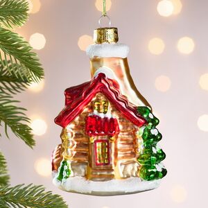 Елочная игрушка Избушка из Донридж 12 см, стекло Winter Deco фото 7