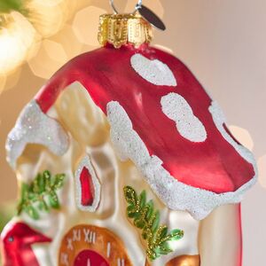 Елочная игрушка Часы с маятником - Wonderful Time 12 см, стекло Winter Deco фото 6