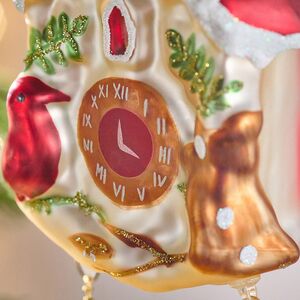 Елочная игрушка Часы с маятником - Wonderful Time 12 см, стекло Winter Deco фото 5