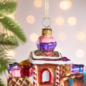 Елочная игрушка Паровозик из Карамельной Страны 11 см в подарочной коробке, стекло Winter Deco фото 5