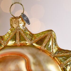 Елочная игрушка Солнце и Луна - Небесные Светила 10 см в подарочной коробке, стекло Winter Deco фото 5