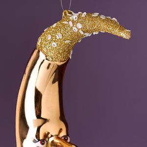 Елочная игрушка Месяц Markington 14 см в подарочной коробке, стекло Winter Deco фото 6