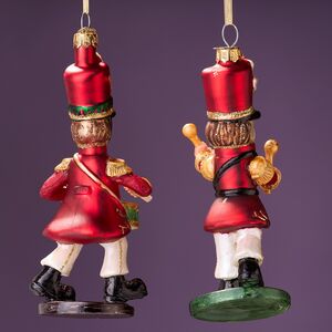 Елочные игрушки Гвардейцы - Барабанщики из Элдории 13 см, 2 шт, стекло Winter Deco фото 10