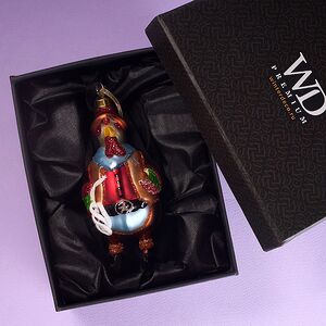 Елочная игрушка Петух Теодор - Sheringham 13 см, в подарочной коробке, стекло Winter Deco фото 3