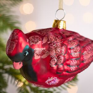 Елочная игрушка Птичка - Ghisland 18 см, стекло Winter Deco фото 2