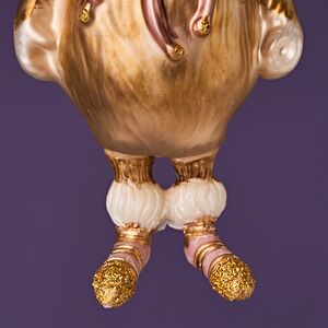 Елочная игрушка Медведица - Фея с крылышками 14 см в подарочной коробке, стекло Winter Deco фото 11