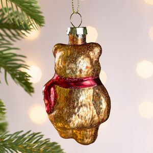 Елочная игрушка Медведь Томас в красном шарфе 8 см, стекло Winter Deco фото 6