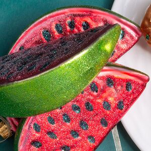 Елочные игрушки Овощи и Фрукты - Autumn Gift 10 см, 12 шт, стекло  Winter Deco фото 7