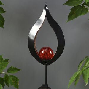 Садовый светильник на солнечной батарее Solar - Fire Flower 93 см, IP44 Koopman фото 3