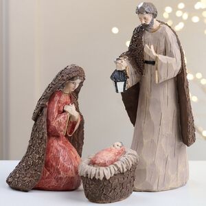 Рождественская статуэтка Чудо в Вифлееме 21 см, 3 фигурки Kaemingk фото 1