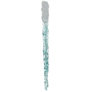 Новогоднее украшение Сосулька Голубой Лед 58 см, подвеска Kaemingk фото 2