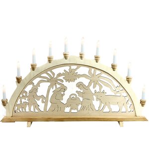 Светильник-горка Рождество 71*40 см, 10 свечей Sigro фото 2