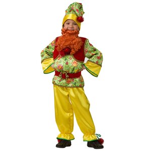 Карнавальный костюм Гномик Сказочный, рост 134 см Батик фото 1