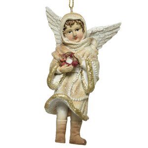 Елочная игрушка Ангел Изабель - Рождественская песнь 11 см, подвеска Kaemingk фото 1