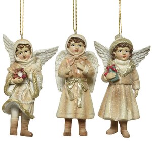 Елочная игрушка Ангел Изабель - Рождественская песнь 11 см, подвеска Kaemingk фото 2