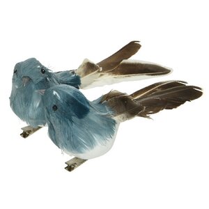 Елочная игрушка Птичка Каролина из Волшебных Снов 16 см, 2 шт, клипса Kaemingk фото 1
